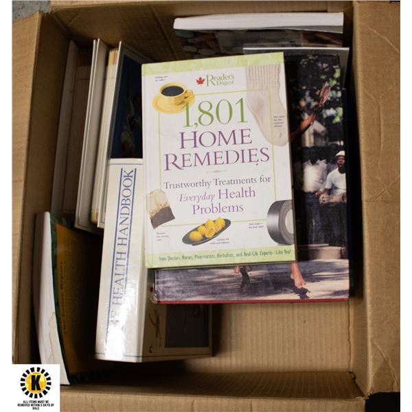 BOX OF HEALING BOOKS (V)