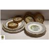 Image 1 : ROYAL ALBERT SILVER BIRCH PLATES AND BAMBOO
