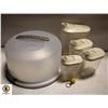 Image 1 : CANISTER SET AND CAKE CADDY (AS)