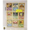 Image 1 : SHEET OF WOTC POKEMON CARDS 3 HOLOS