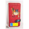 Image 1 : NEW ESPE VEGAN LEATHER CAT WALLET - RED