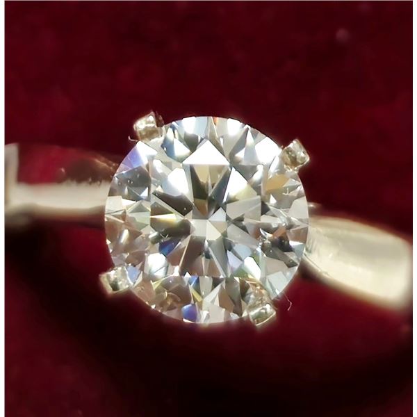BZ2020-41C 14K 2.4G LAB DIAMOND 1.3CT RING