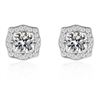 Image 1 : 1 CT GRA CERTIFIED MOISSANITE 925 SILVER EARRINGS