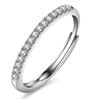 Image 1 : 17 MOISSANITE STONES BAND STYLE RING