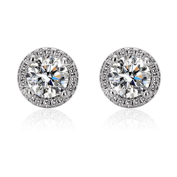 2 CT GRA CERTIFIED MOISSANITE 925 SILVER EARRINGS
