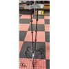 Image 1 : VINTAGE METAL PILLAR CANDLE FLOOR STAND (2)