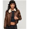 Image 3 : BRAND NEW SUPERDRY WOMENS SIZE 10 LEATHER BORG