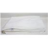 Image 1 : NEW SET OF 6 - 100% COTTON 33.5 X 16.5" WHITE