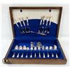 Image 1 : VINTAGE SILVERWARE SET IN WOODEN BOX