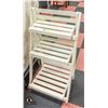 Image 1 : 3.5FT "LADDER RACK" 3 TIER OUTDOOR WOODEN SHELF