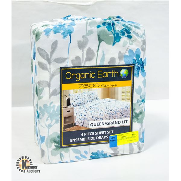 NEW ORGANIC EARTH 7600 SERIES 4PC SHEET