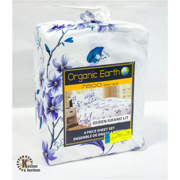 NEW ORGANIC EARTH 7600 SERIES 4PC SHEET