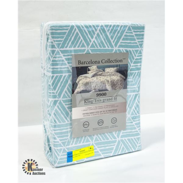 NEW BARCELONA COLLECTION 9900 KING SIZE 4PC