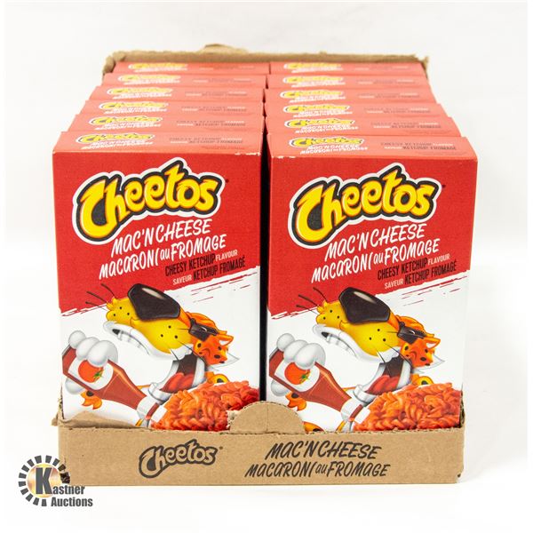 CASE OF CHEETOS MAC & CHEESE, CHEESY KETCHUP