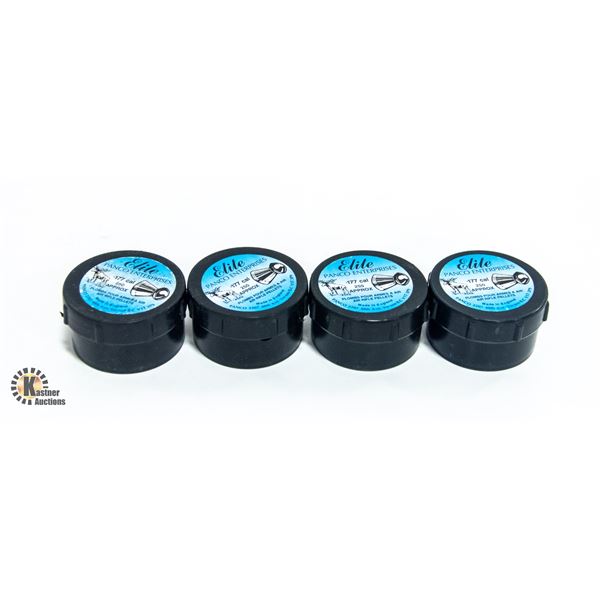 FOUR PACKS OF 177 CALIBRE PELLETS