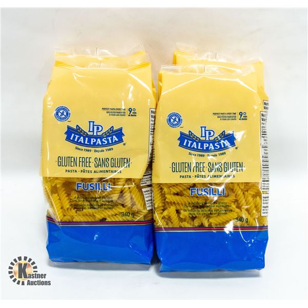 FOUR BAGS GLUTEN-FREE PASTA BB 8/2026.