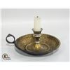 Image 1 : VINTAGE BRASS CANDLE HOLDER