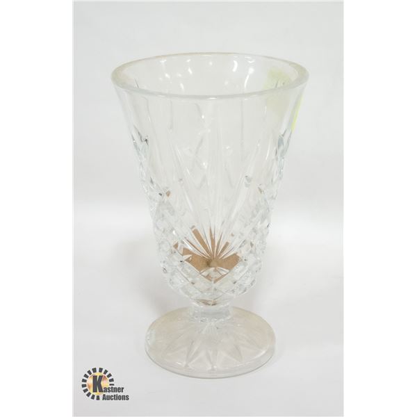 ORNATE CRYSTAL FLOWER VASE
