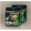 Image 1 : NEW GILLETE MACH 3 LOT OF 2 12 PK OF BLADES