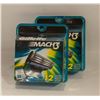 Image 1 : NEW GILLETE MACH 3 LOT OF 2 12 PK OF BLADES