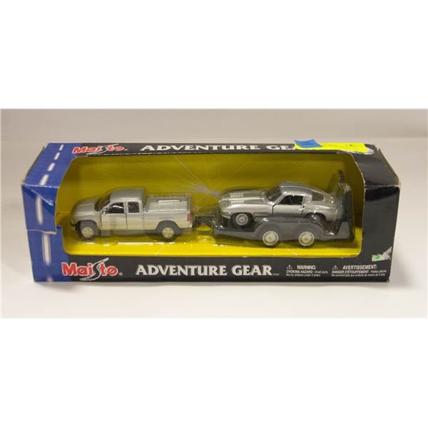 MAISTO TRUCK AND CORVETTE 2 CAR SET