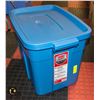 Image 1 : NEW RUBBERMAID 68 LITRE ROUGHNECK TOTE W/LID