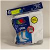 Image 1 : WHITE CREW SOCKS 6-12 SIZE 6-PACK FRUIT OF
