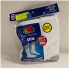 Image 1 : WHITE CREW SOCKS 6-12 SIZE 6-PACK FRUIT OF