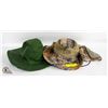 Image 1 : CAMO & ARMY GREEN HATS TOGETHER-ESTATE