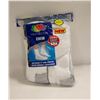Image 1 : WHITE CREW SOCKS 12-16 SIZE 6-PACK FRUIT OF