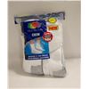 Image 1 : WHITE CREW SOCKS 12-16 SIZE 6-PACK FRUIT OF