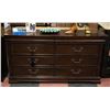 Image 1 : WOODEN 6 DRAWER DRESSER