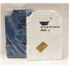 Image 1 : NEW MEN'S SHIRTS 1DENIM 1WHITE SIZE L