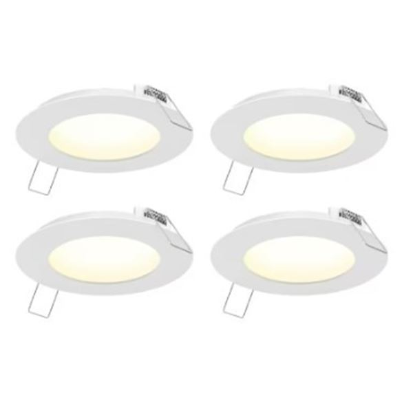 CASE OF 4 HALO 4" ULTRA THIN LED DOWNLIGHTS