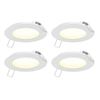 Image 1 : CASE OF 4 HALO 4" ULTRA THIN LED DOWNLIGHTS