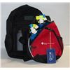 Image 1 : BUNDLE OF SPORTS BAGS W/NEW COLLAPSIBLE