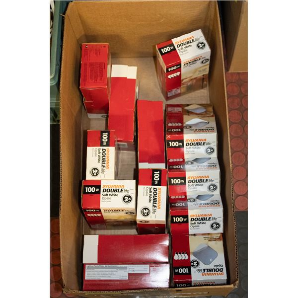 SYLVANIA LIGHT BULBS- 50+ NEW