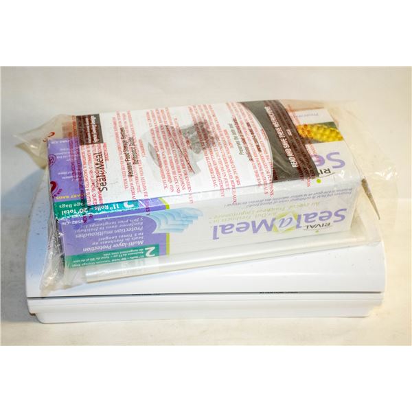 SEAL A MEAL FOOD SEALER WITH EXTRAS + MANUAL