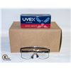 Image 1 : UVEX SAFETY GLASSES - S250x - QTY: 10 (NEW)
