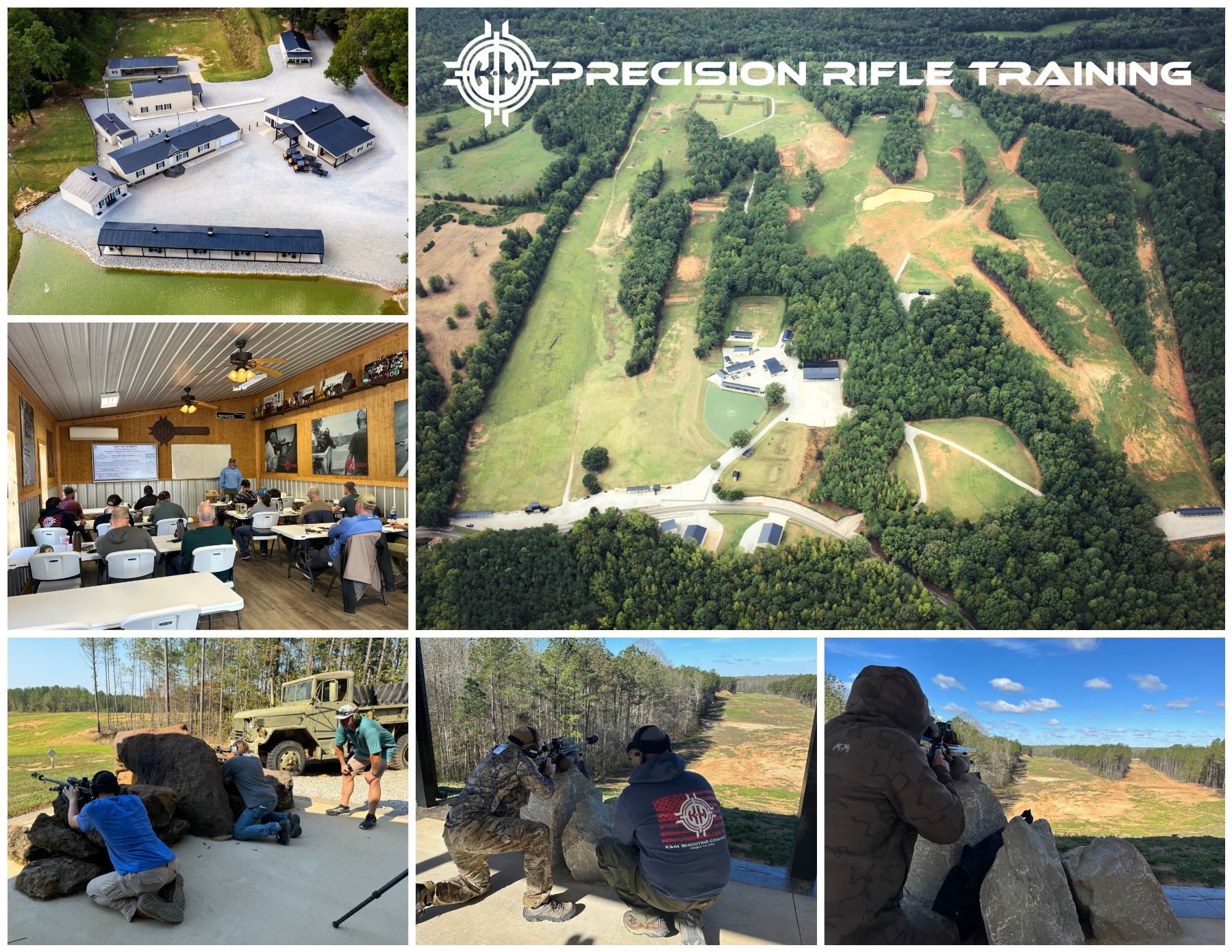 Hunting Course Layout K&M 3-Day 3-Student Custom Private Precision Rifle Hunting Course