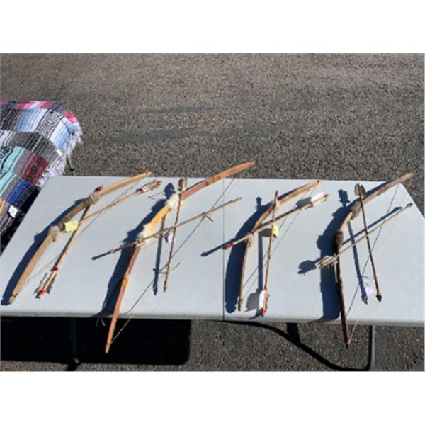 Large Navajo Bow and Arrows