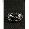 Image 1 : Stunning Amita Japan Black Enamel Etched Japanese Village Bracelet