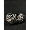 Image 3 : Stunning Amita Japan Black Enamel Etched Japanese Village Bracelet