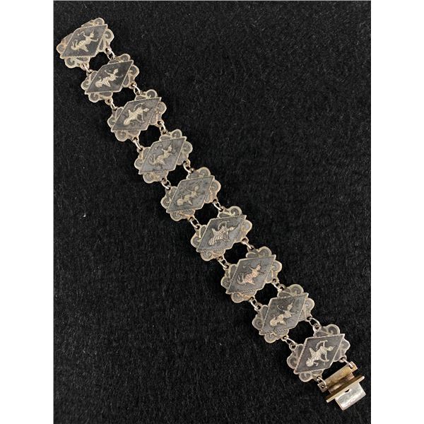 Vintage Siam Sterling Silver Bracelet