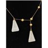 Image 2 : Art Deco Glass & Faux Pearl Necklace 1930's