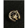 Image 2 : Nice Stag's Head & Horseshoe Scottish Sterling Brooch