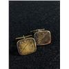Image 1 : Good Pair of Sterling Cufflinks with Engraved Design