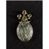 Image 1 : Fabulous Large Sterling & Peridot Pendant