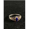 Image 1 : Pretty Sterling and Lapis Ring