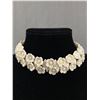 Image 1 : Good Antique 1880-1910 Milk Glass Choker Necklace
